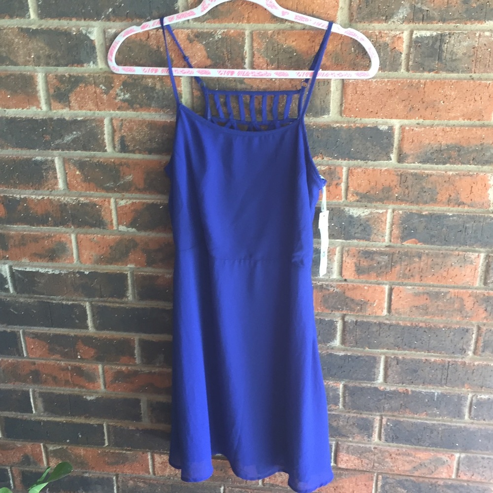 Royal blue dress